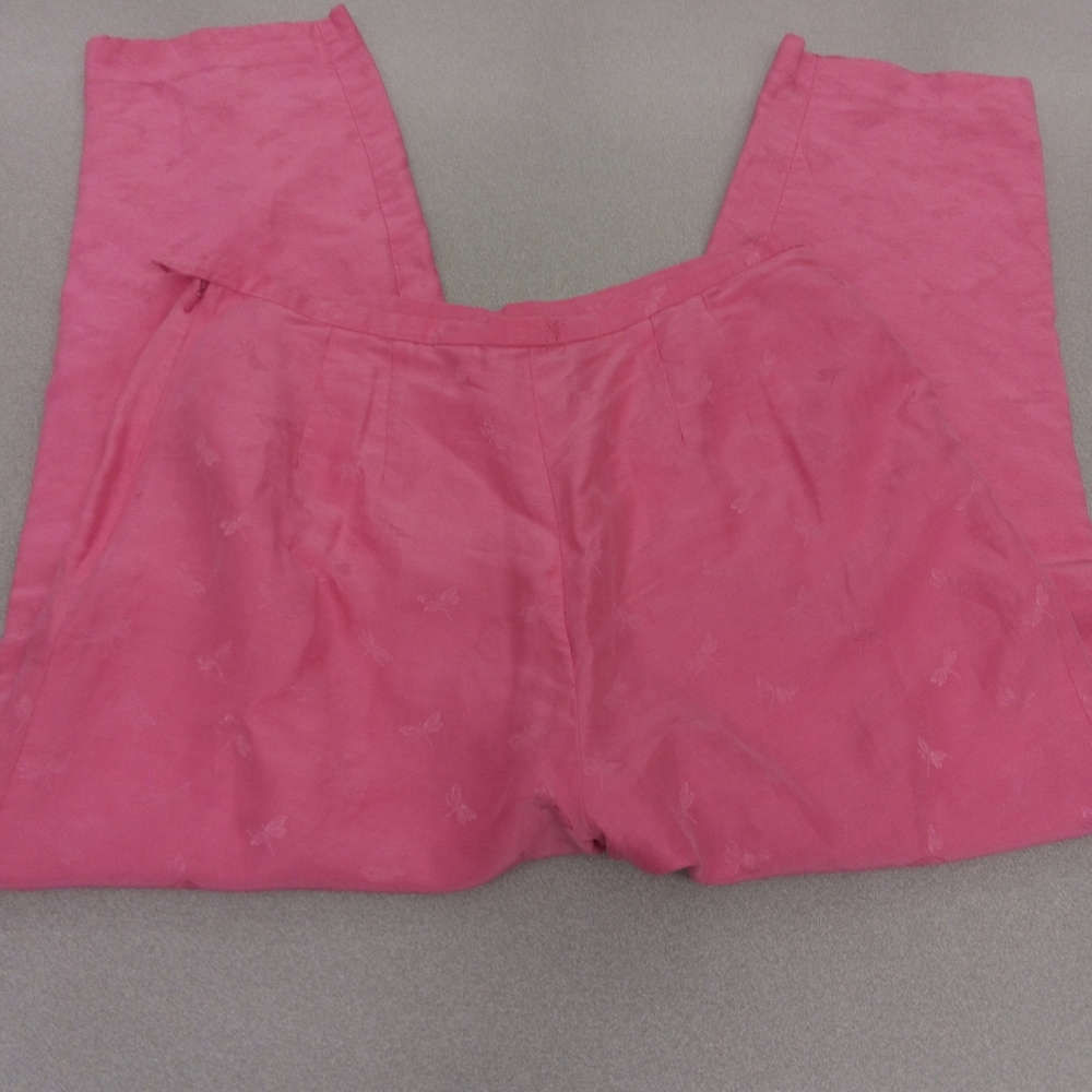 Talbot's Linen & Silk Pink Pants, sz 16